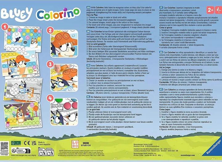 Produktbild Ravensburger Bluey Colorino (Deutsch, Englisch, Französisch, Italienisch, Niederländisch, Portugiesisch, Spanisch)