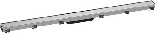 Actual product image hansgrohe RainDrain Match finished set shower channel 1000 with height-adjustable frame (brushed stainless (1000 mm)