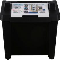 Immagine prodotto Tontarelli pattumiera verticale con manico moda 28l bianco/ne (28 l)