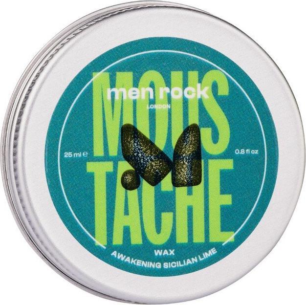 Immagine prodotto Men Rock Men-Rock - Cera per baffi Awakeing Sicilian Lime - Cera per barba - 25ml (25 ml)