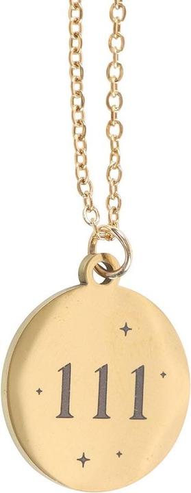 Actual product image Something Different 111 Intuition Angel Number Necklace (100% synthetic material)