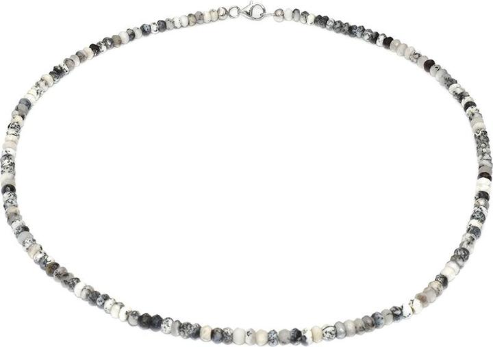 Immagine prodotto Xen Opale dendrite - Collana 4-4,5 mm sfaccettata 48 cm Argento 925 (Argento 925, 48 cm)