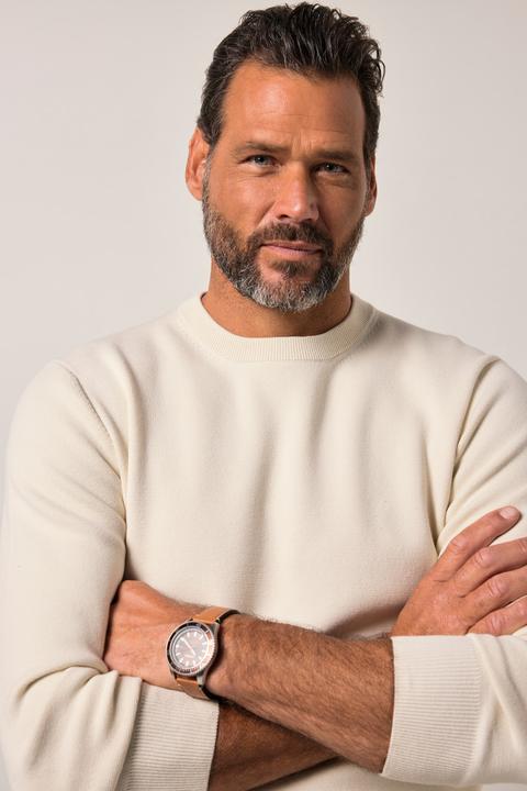 Produktbild JP1880 Pullover, elastischer Strick, Rundhalsausschnitt, bis 7 XL (5XL)