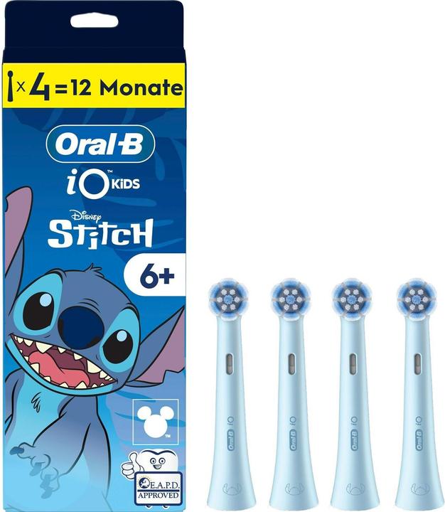 Actual product image Oral-B Aufsteckbürsten iO Kids Stitch 4er Aufsteckbürsten (4x)