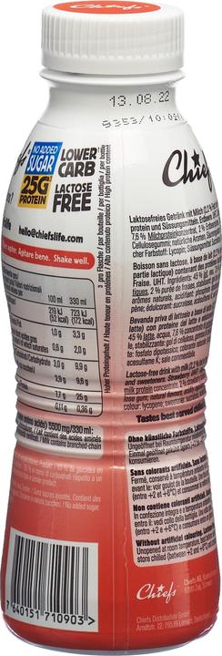 Actual product image Chiefs Milk Protein (Strawberry, 8 x)