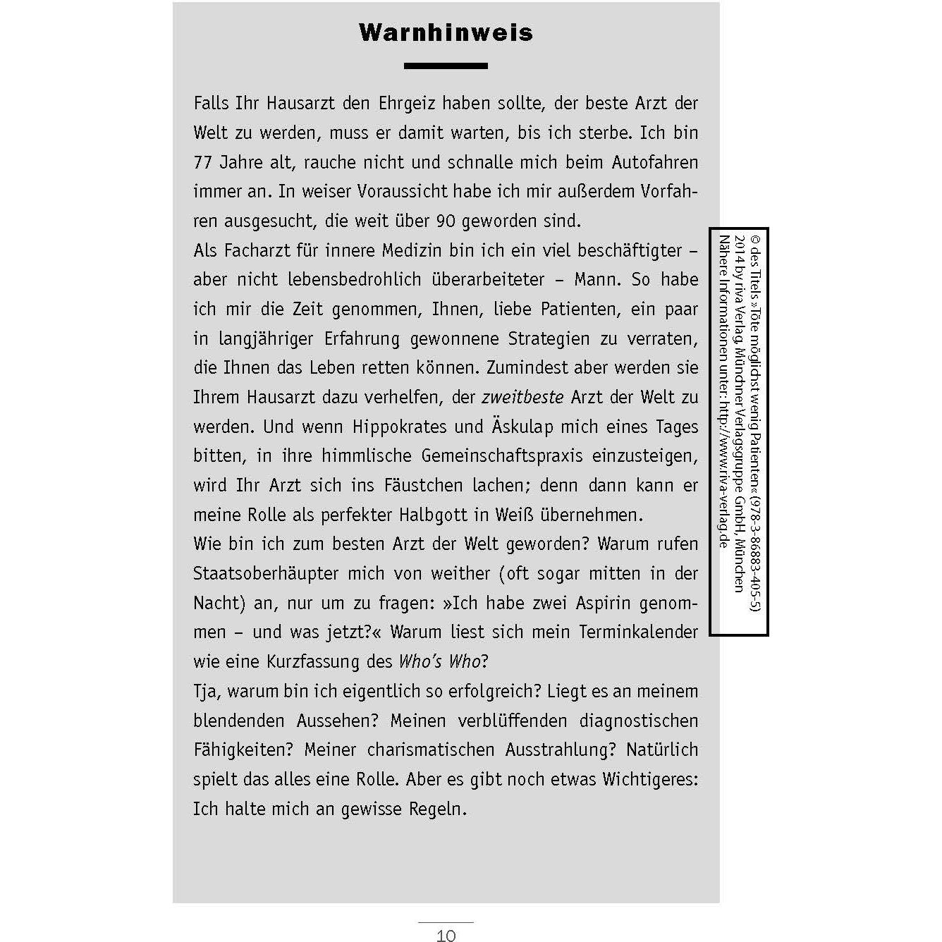 Thumbnail - Töte möglichst wenig Patienten, Belletristik von Oscar London