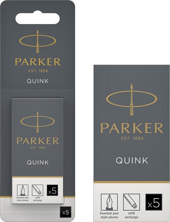 Produktbild Parker Pen Quink (Schwarz, 5 Stk.)