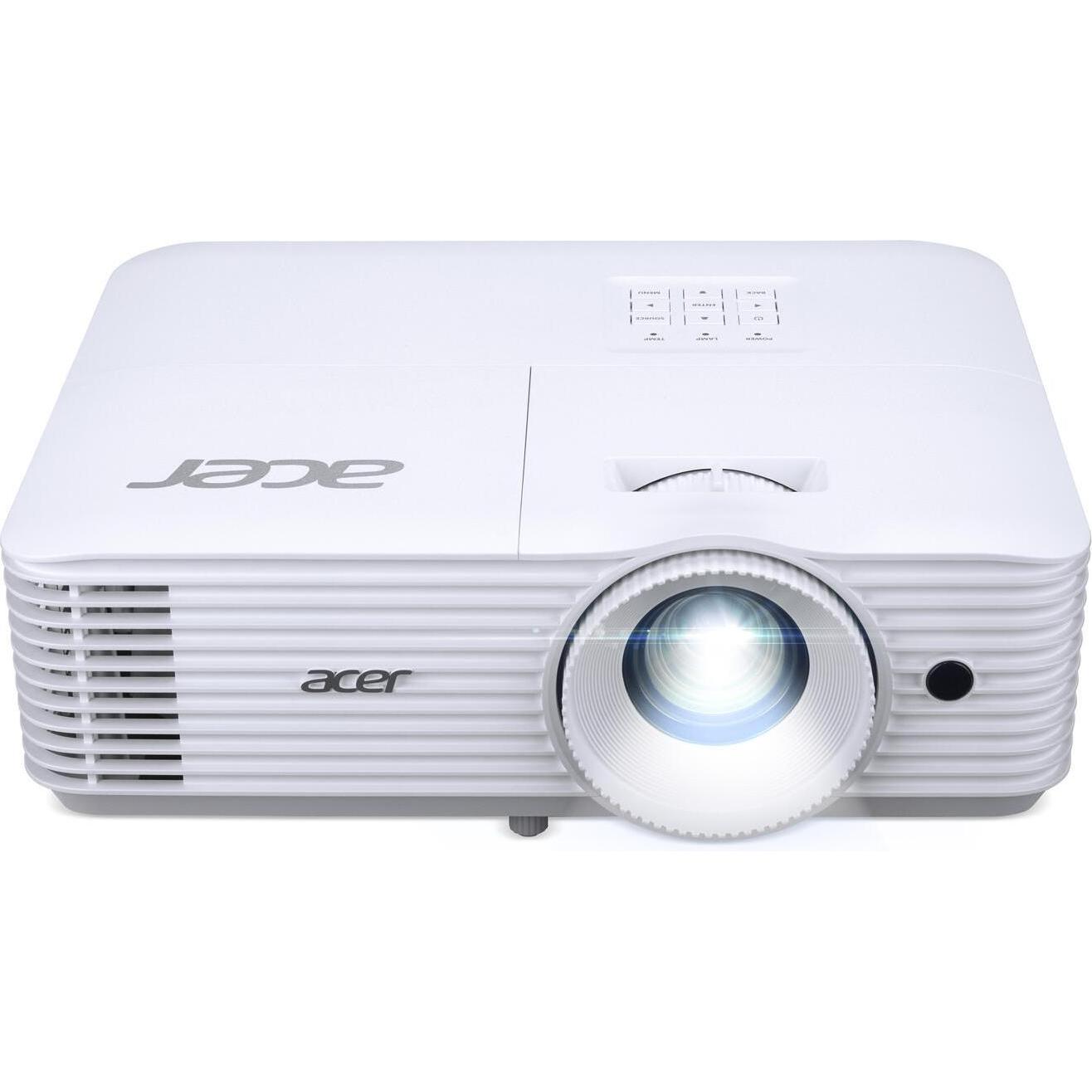 Acer Projektor P1358i 1280x800/4800 ANSI/2xHDMI/VGA (WXGA, 5000 lm, 1.18:1 - 1.54:1), Beamer, Weiss