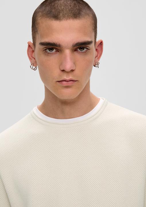 Image du produit s.Oliver Strickpullover Strickpullover aus reiner Baumwolle (M)