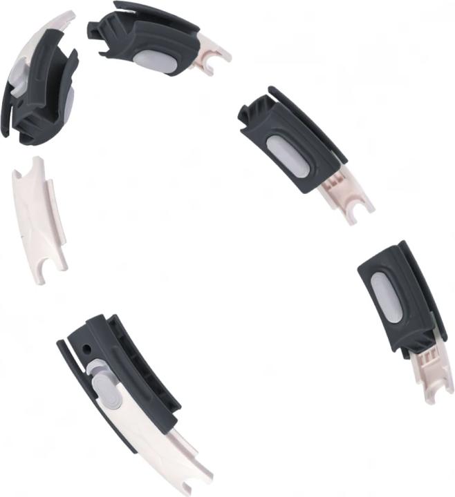 Image du produit HMS Hhm15 Hula Hoop Noir Avec Aimant Et Poids + Compteur (100 cm, 400 g)