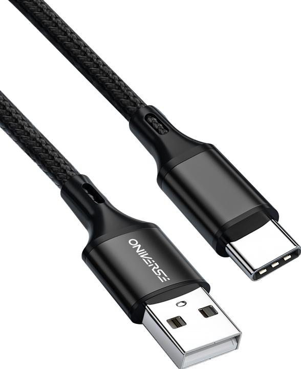 Produktbild Oniverse Usb-A To Usb-C Charge Cable, 3 M - Black (3 m)