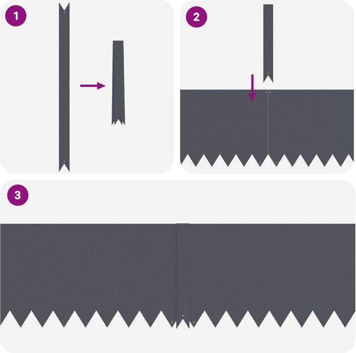 Produktbild vidaXL Gartenumrandung (100 cm)