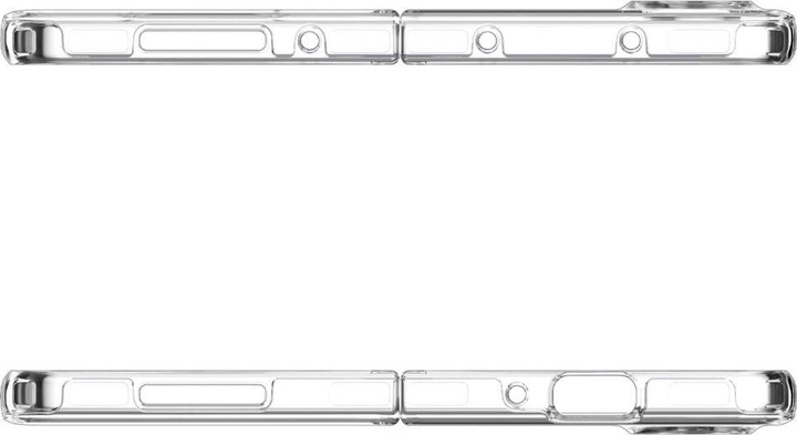 Actual product image Spigen Crystal Hybrid mobile phone case (7.6") Cover Transparent (Samsung Galaxy Z Fold4)