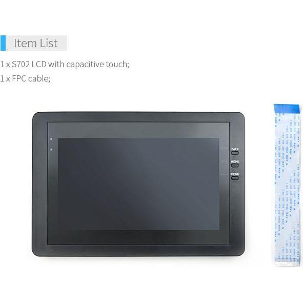Thumbnail - Allnet FriendlyARM 17,80cm (7") capacitive touch LCD(S702), Entwicklungsboard + Kit
