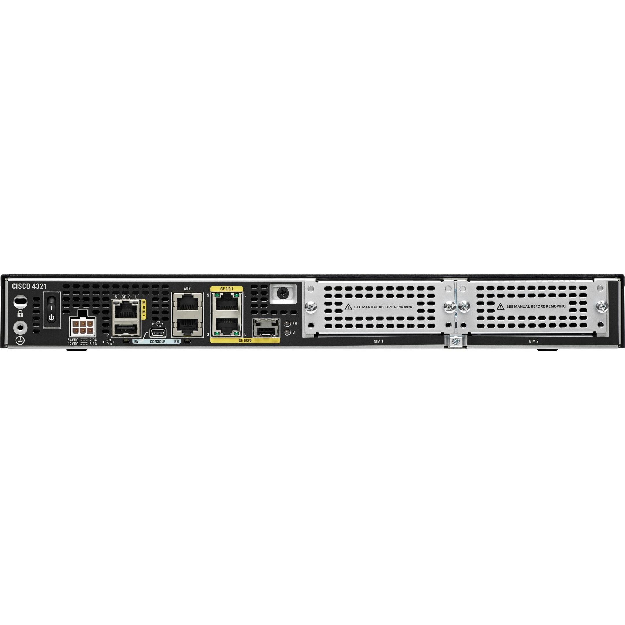Thumbnail - Cisco ISR 4321 SEC BUNDLE, Router, Schwarz