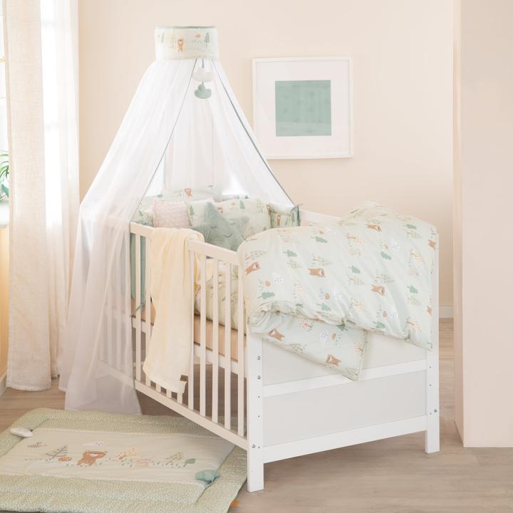 Produktbild Roba Bettwäsche 2-teilig Woodland Buddies (100 x 135 cm, 40 x 60 cm)