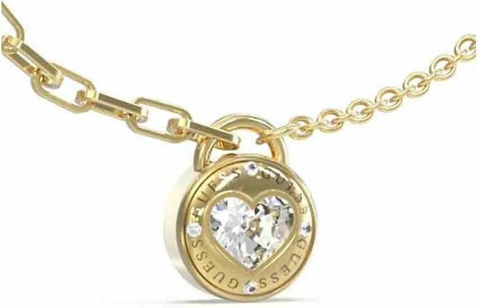 Actual product image Guess Rolling Hearts Romantic Gold Plated Bracelet JUBB03353JWYG - Dimension: 14.5 - 18.5 cm - S (18.50 cm, Metal)
