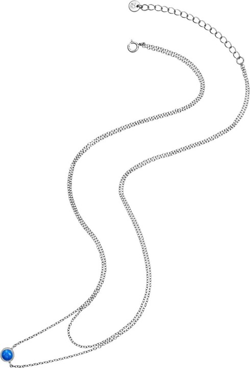 Produktbild Glanzstücke München Damen Sterling Silber Lapislazuli silber 42,0/36,0 cm Basiskette + 5,0 cm Verläng - 29884 (Sterling Silber)