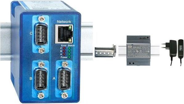 Produktbild W&T Steckernetzteil 24V, 24V/750 mA DC, EURO-Stecker