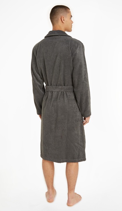 Actual product image Tommy Hilfiger Bathrobe "Icon" Anthracite (S)