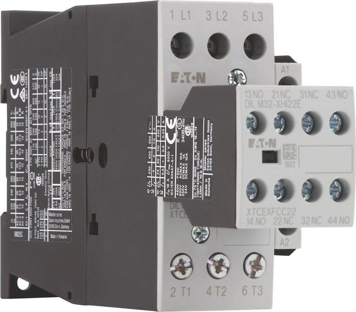 Produktbild Eaton Electric GmbH Leistungsschütz DILM25-22 RDC24 11kW/400V DC