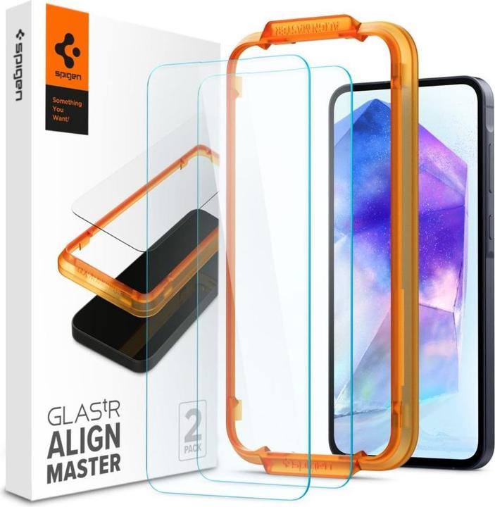 Immagine prodotto Spigen ALM Glas.Tr Sam A55 5G 2szt. szkło hartowane AGL07775 (2 pz., Samsung Galaxy A55)