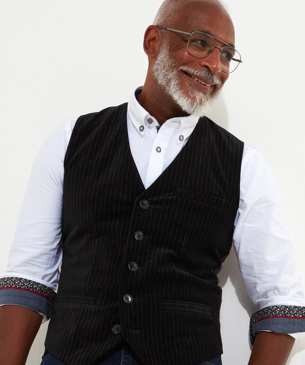 Produktbild Joe Browns Velvet Pinstripe Suit Waistcoat (56)
