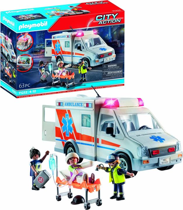 Produktbild Playmobil Ambulans (71232, Playmobil City Action)