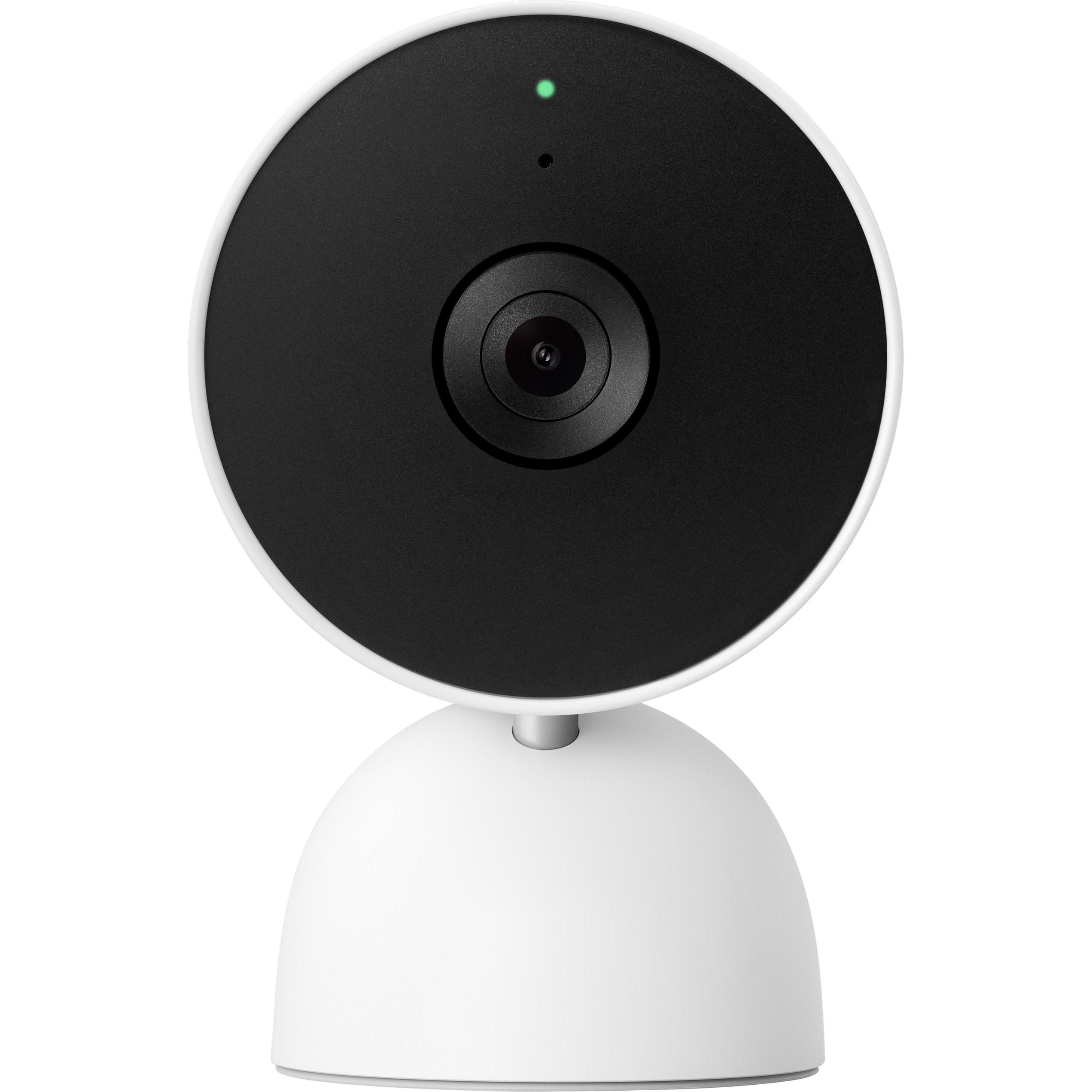 Google Nest Cam (1920 x 1080 Pixels), Netzwerkkamera, Schwarz, Weiss