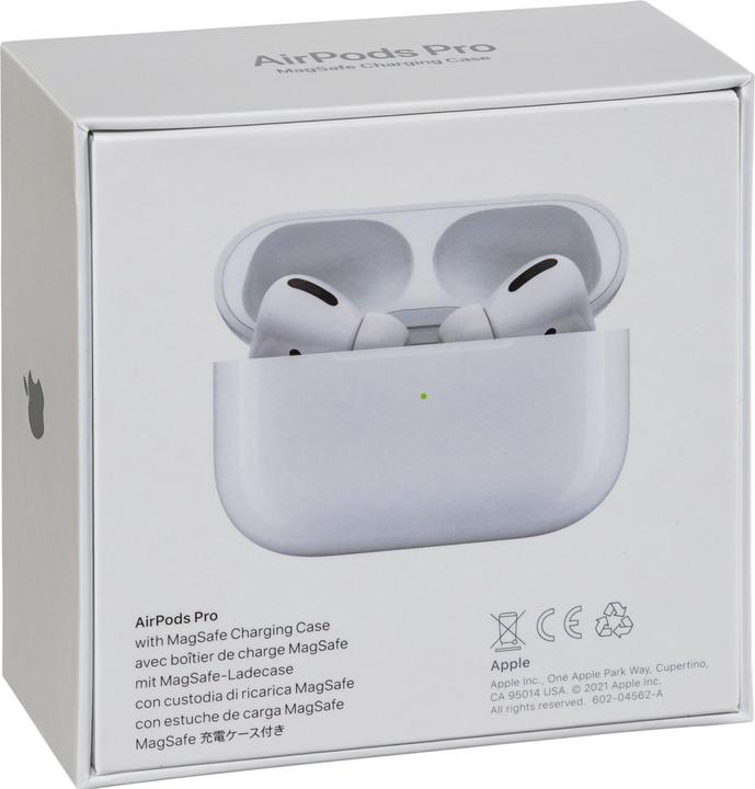Image du produit Apple AirPods Pro (1st Gen.) MagSafe Case (ANC, 4.50 h, Sans fil)