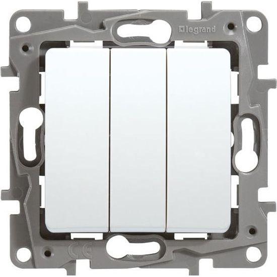 Legrand 664503, Taster + Schalter, Weiss