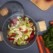 Actual product image Cook Concept forged aluminum stewpot with wood-effect handle 24 (24 cm, Pot, Aluminium)