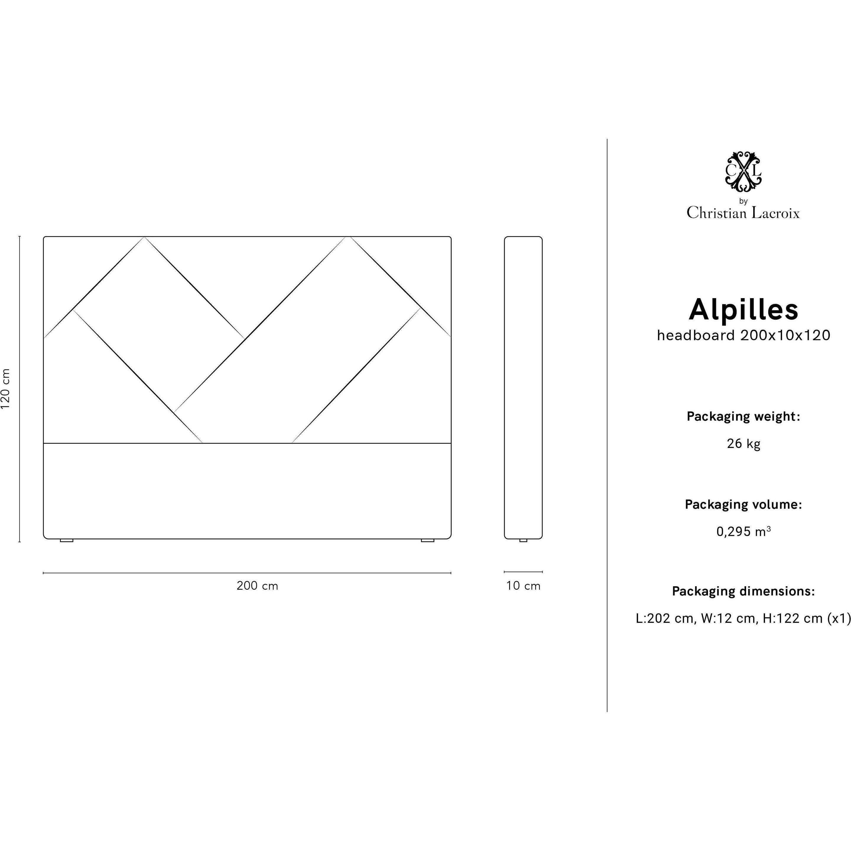 Thumbnail - CXL by Christian Lacroix, Bett Zubehör, Alpilles (200 x 10 x 120 cm)