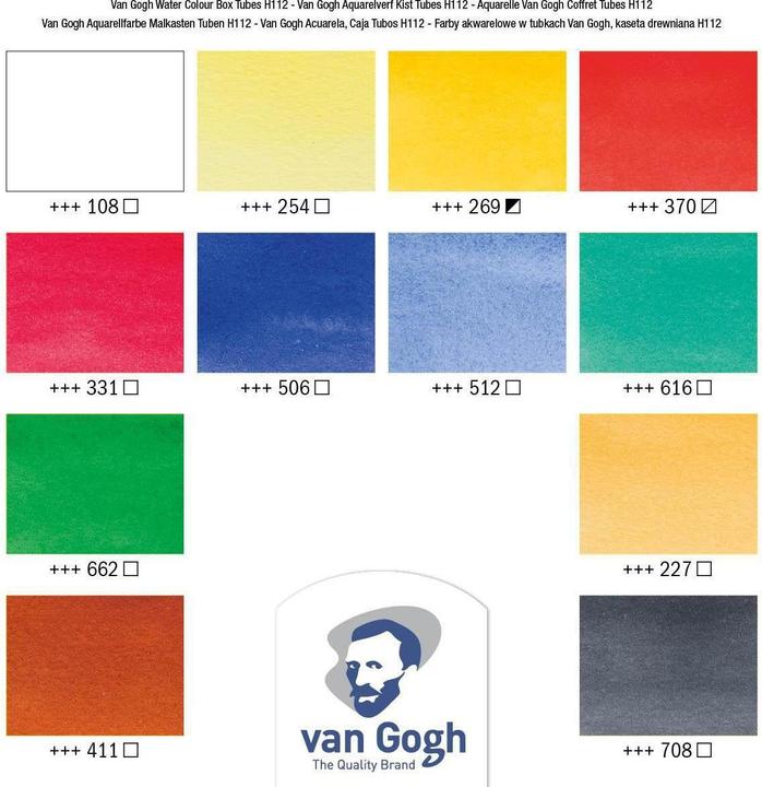 Immagine prodotto Van Gogh Set di acquerelli (120 ml)