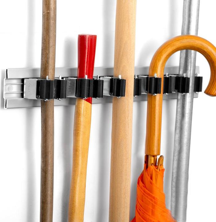 Produktbild Supermagnete Gerätehalterleiste magnetisch mit 5 Klemmhaltern