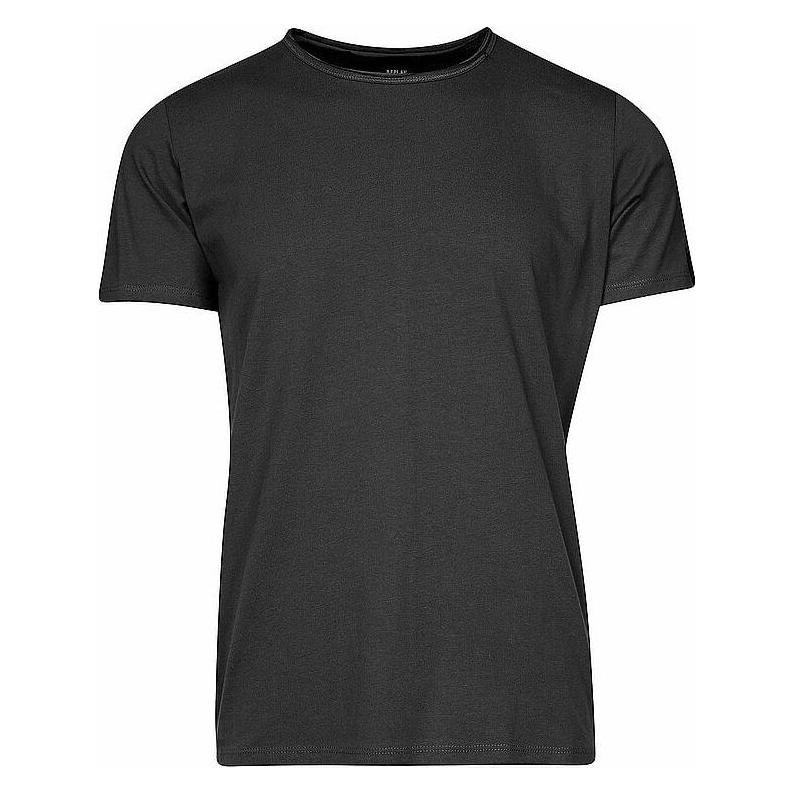Replay, Herren, Shirts, T-Shirt Kurzarmshirt, Schwarz, (M)