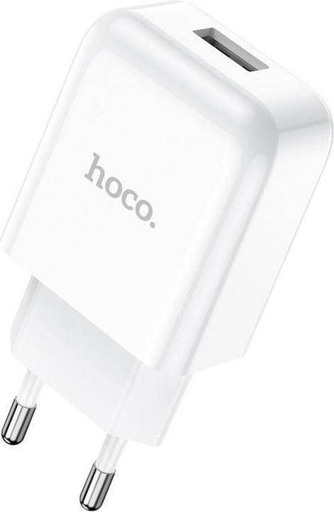 Produktbild Hoco Adapter travel charger USB A + cable USB A to Type C 2.1A N2 white