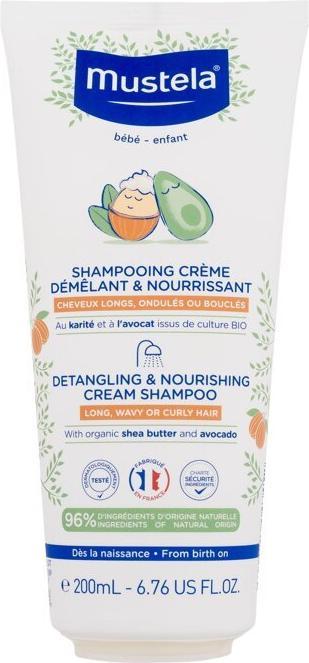 Produktbild Mustela Baby-Pflegeshampoo zur leichteren Kämmbarkeit (200 ml, Flüssiges Shampoo)