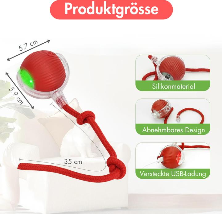 Actual product image Suba Katzenball LED (Cat activity toy)