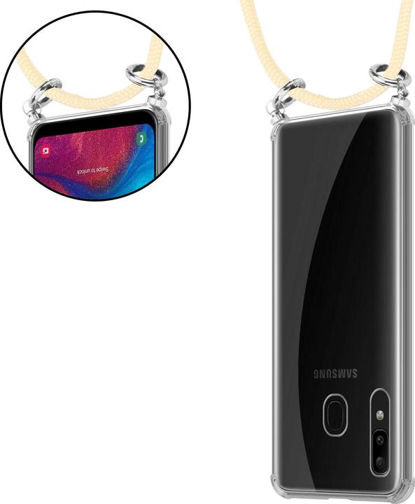 Produktbild Cadorabo TPU Handy Kette SILBER Cover