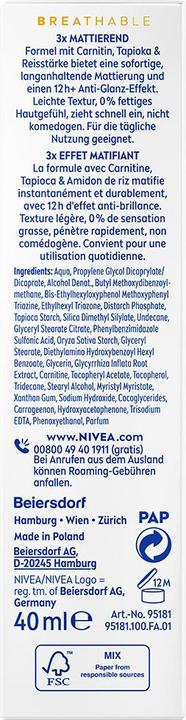 Actual product image NIVEA Mixpack P&M Lotion SPF 50 + UV Face Shine Control (Suntan cream, Suntan lotion, SPF 50, 250 ml)