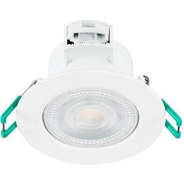 Sylvania, Wandleuchte + Deckenleuchte, LED-Einbaustrahler 5,5W Start Spot Konv 2700-4000K 1LED 550lm Kst IP44 (550 lm)