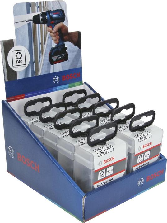 Actual product image Bosch Professional Zubehör Screwdriver bit set (Hexagon socket TX)