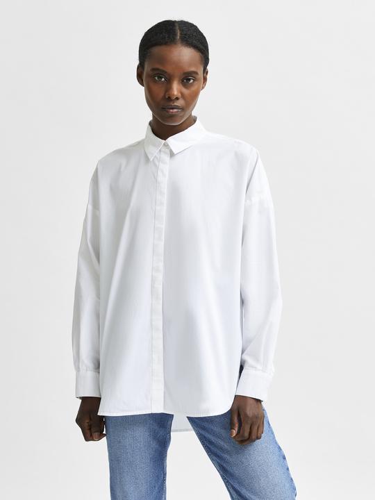 Image du produit Selected Femme Manches coupées Chemise en coton bio (36)