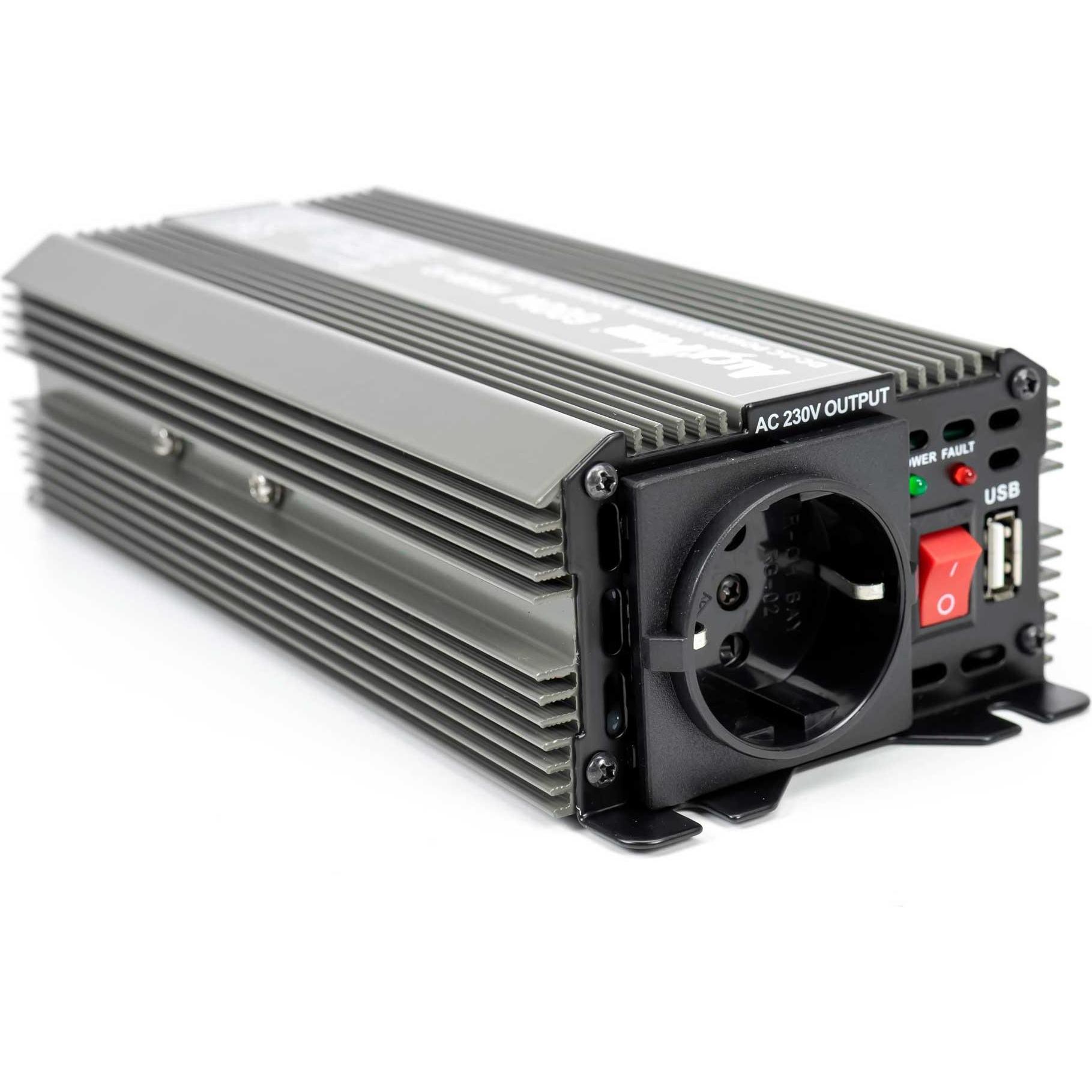 President, Spannungswandler, Spannungswechselrichter AlcaPower von 300W Netzteil 24V, Ausgang 230V, modifizierte Sinusw