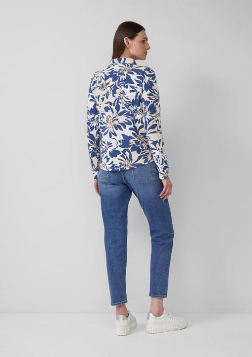 Produktbild s.Oliver T-Shirt Elastische Jerseybluse (48)