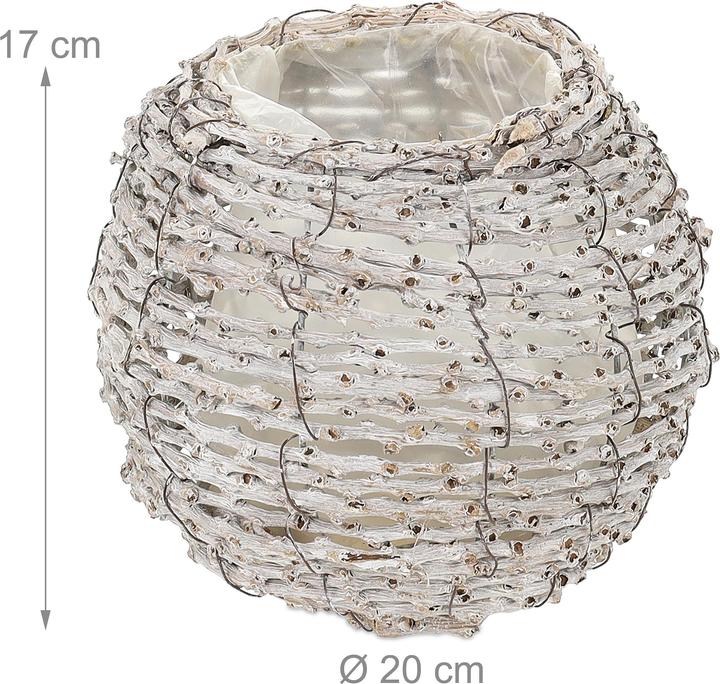 Produktbild Relaxdays 2x Blumentopf (20 cm)