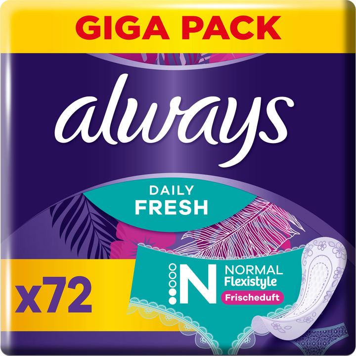 Produktbild Always Daily Fresh Normal Flexistyle (72 x)
