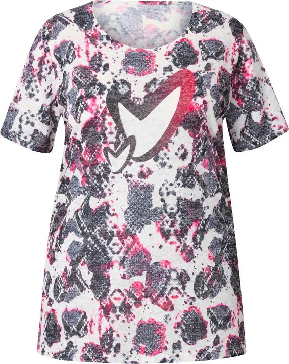 Image du produit Miamoda T-Shirt, Schlangenmuster, HERZ-Motiv (58)