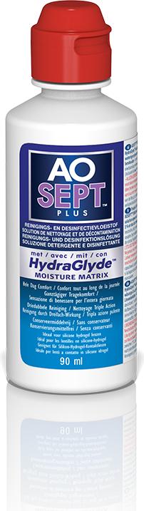 Produktbild AOSept HydraGlyde, Peroxid Reinigungs- und Desinfektionslösung, 90 ml (Peroxid-System, 90 ml)